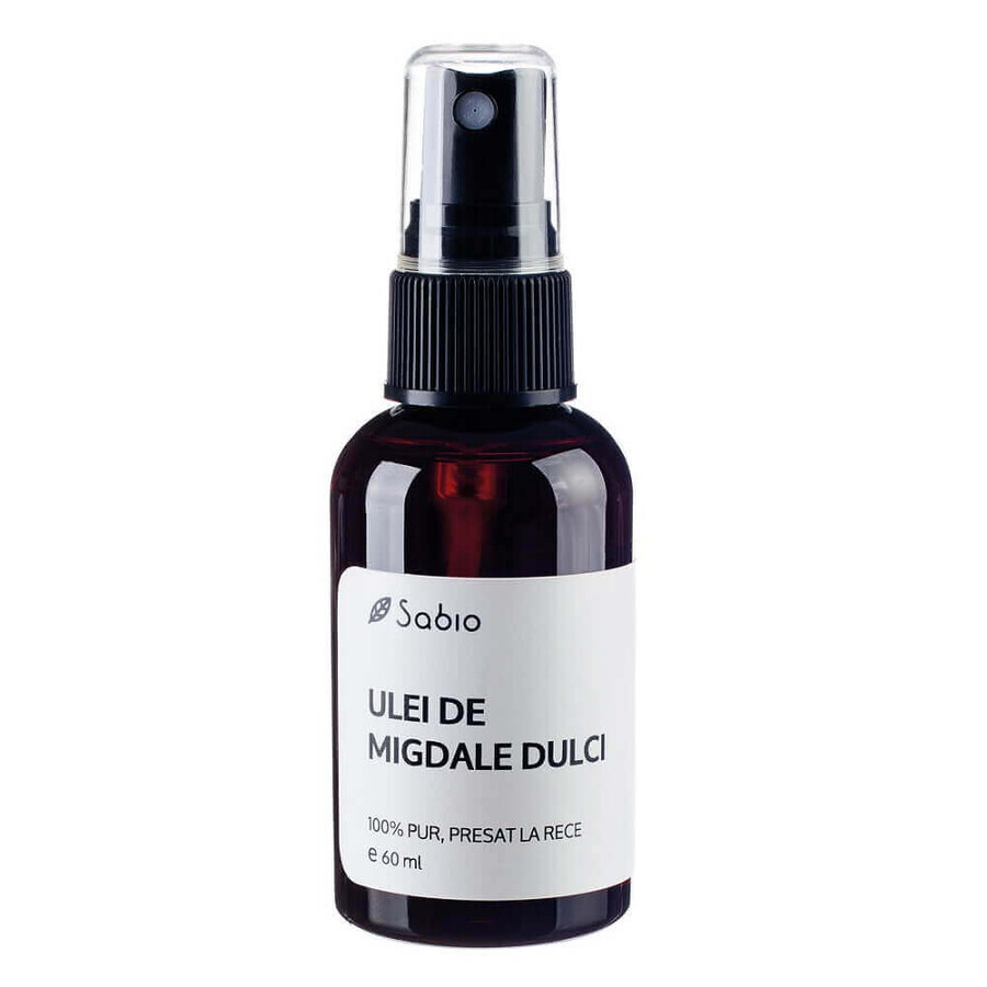 Zoete amandelolie, 60ml, Sabio