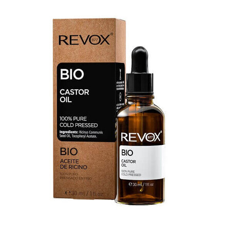 Olio di ricino biologico, 30 ml, Revox