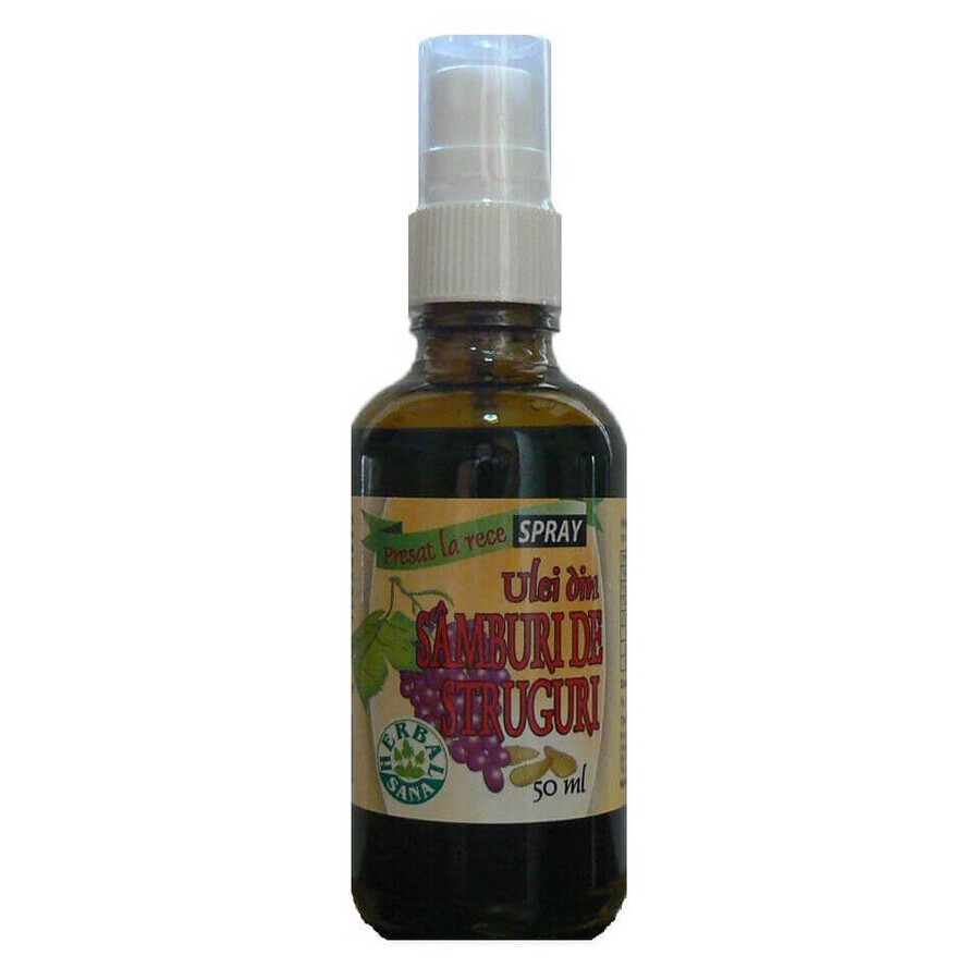 Olio di semi d'uva spray, 10 ml, Herbavit