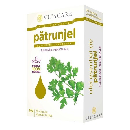 Parsley essential oil, 30 capsules, Vitacare