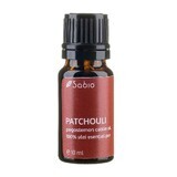 Puur patchouli etherische olie, 10 ml, Sabio