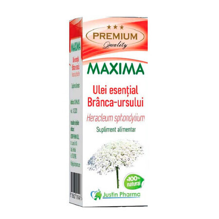 Branca-Ursului Maxima essential oil, 10 ml, Justin Pharma