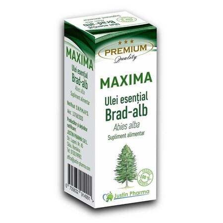 Maxima White Fir essential oil, 10 ml, Justin Pharma