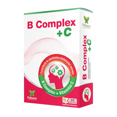 Complesso B + C, 30 capsule, Polisano