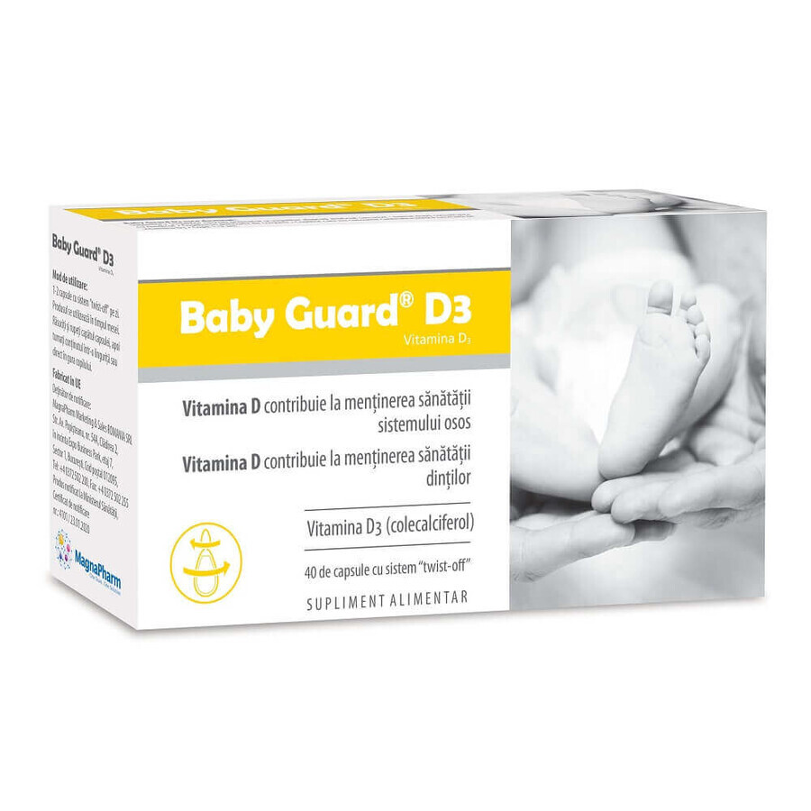 Baby Guard D3, 40 capsule, Evital recensioni