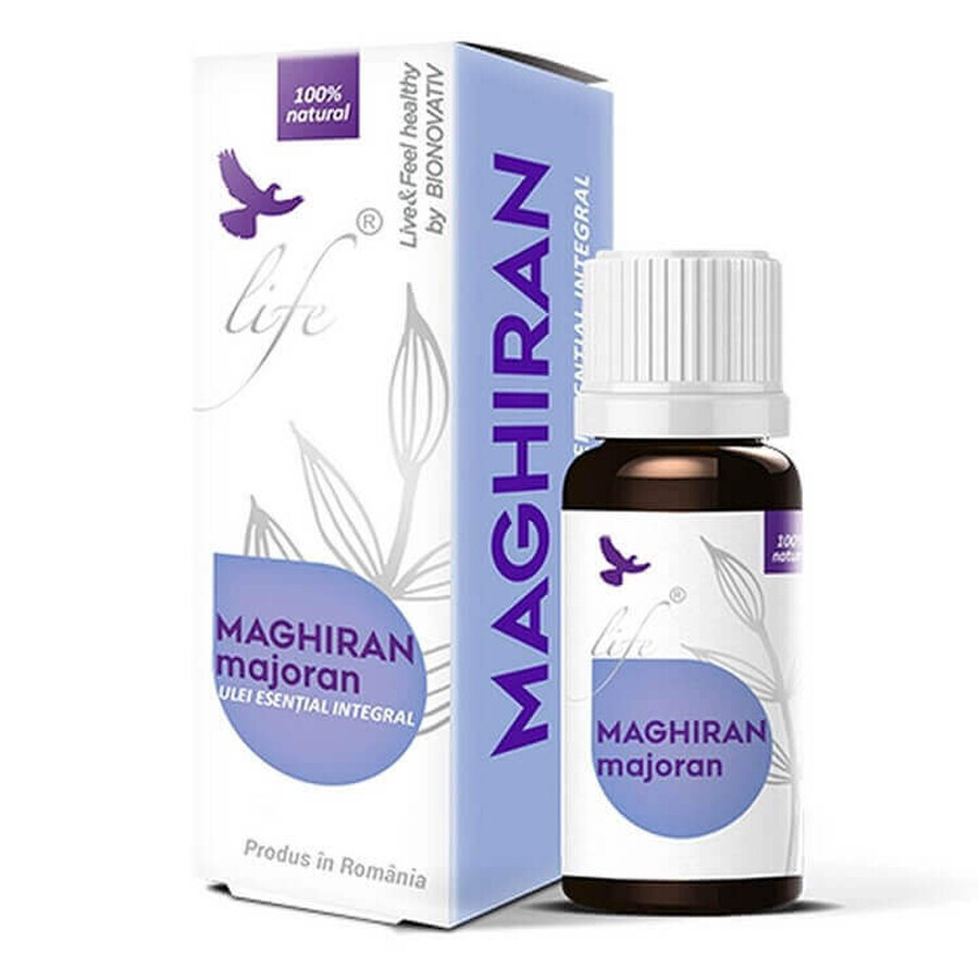 Whole marjoram essential oil, 10 ml, Bionovativ