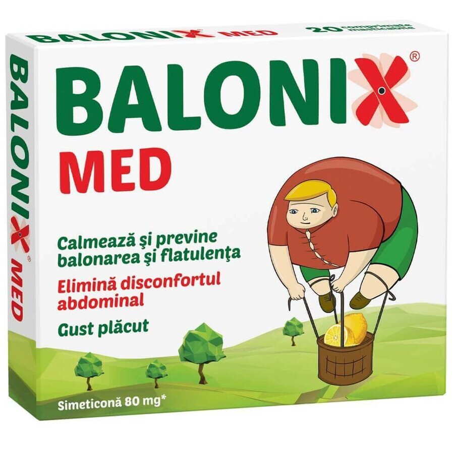 Balonix Med, 10 compresse, Fiterman Pharma