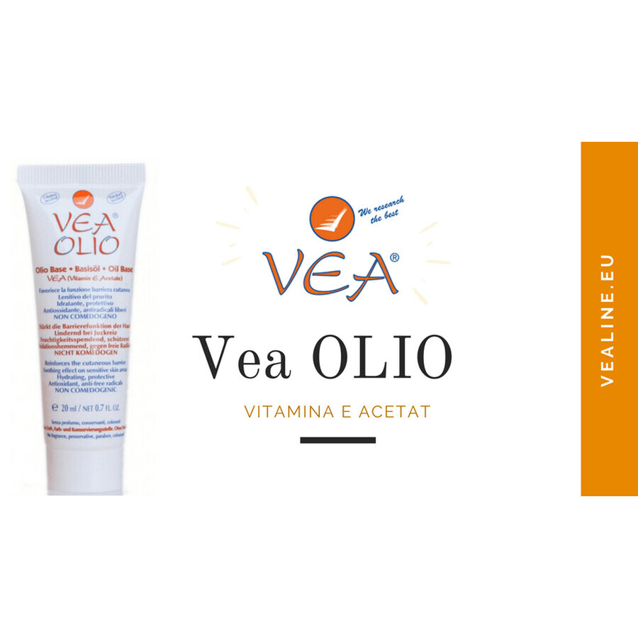 Vea Olio Base Idratante Protettivo e Lenitivo, 20 ml, Hulka