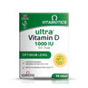 Ultra Vitamine D3 1000IU Optimaal Niveau, 96 tabletten, Vitabiotics