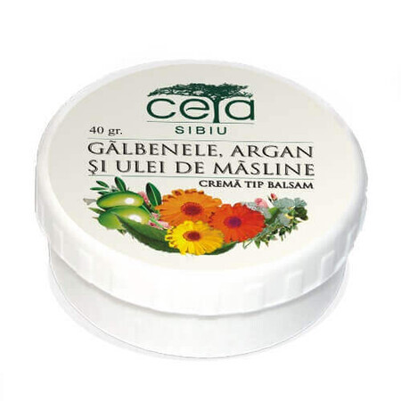 Unguento alla calendula, argan e olio d'oliva, 20 g, Ceta Sibiu