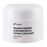 Balsamo calmante e riparatore con estratto vegetale, 30 ml, Sabio