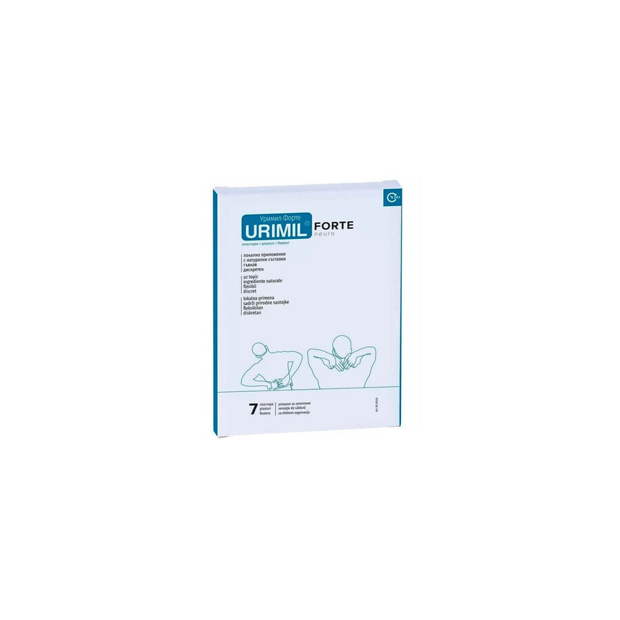 Urimil Forte Neuro patches, 7 pieces, Naturapharma