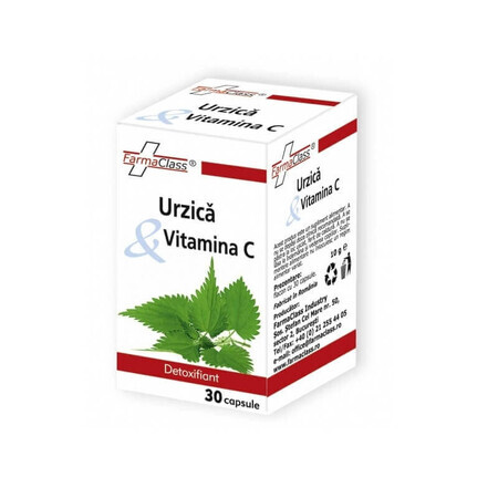 Nettle and Vitamin C, 30 capsules, FarmaClass