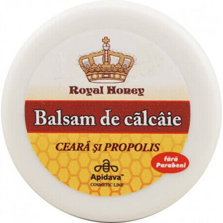 Baume à la cire et à la propolis pour les talons, 30 ml, Apidava