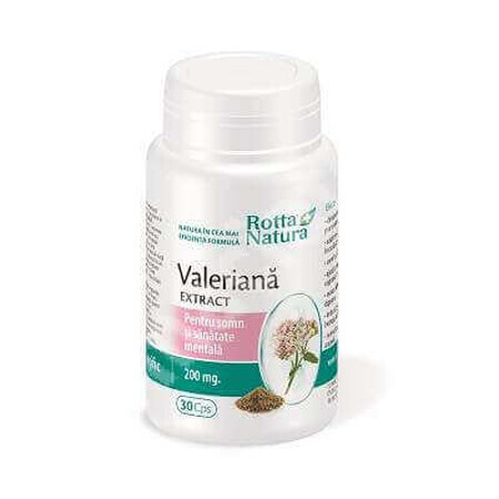 Valerian extract 200 mg, 30 capsules, Rotta Natura