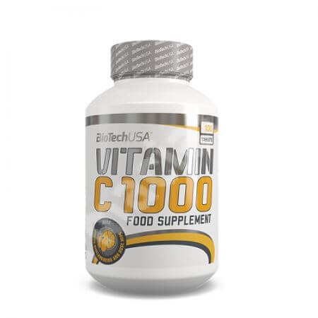 Vitamin C 1000 Bioflavonoids, 100 tablets, Biotech USA