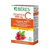 Vitamina C 1000 mg comprimido recubierto RETARD + Vitamina D3 2000 UI, 30 comprimidos, Beres