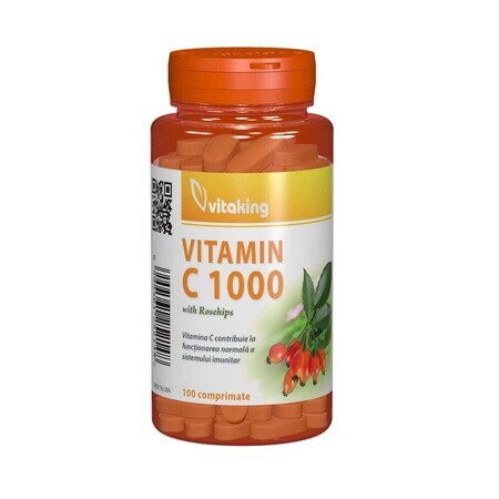 Vitamin C 1000 mg with mace, 100 tablets, VitaKing