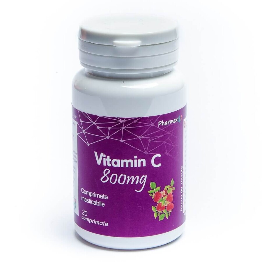 Vitamina C, 800 mg, 20 compresse, Pharmex