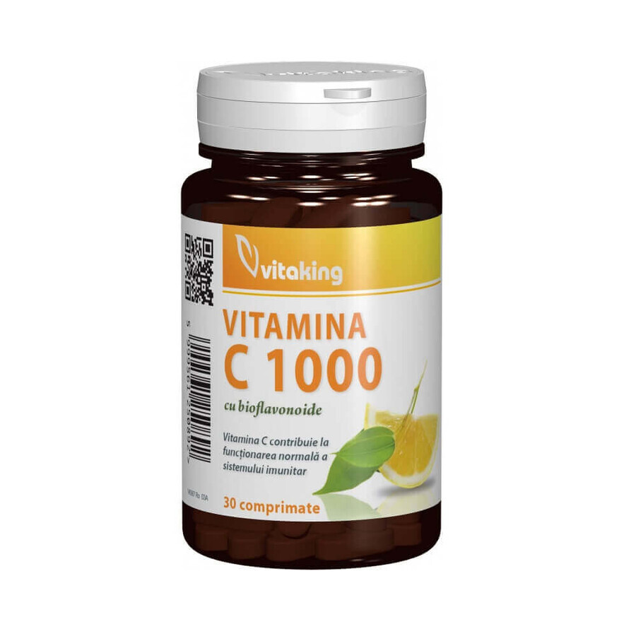 Vitamin C-1000 Bioflavonoid, 30 tablets, Vitaking