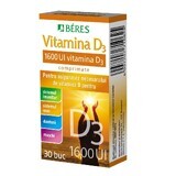 Vitamina D3 1600IU, 30 comprimidos, Beres