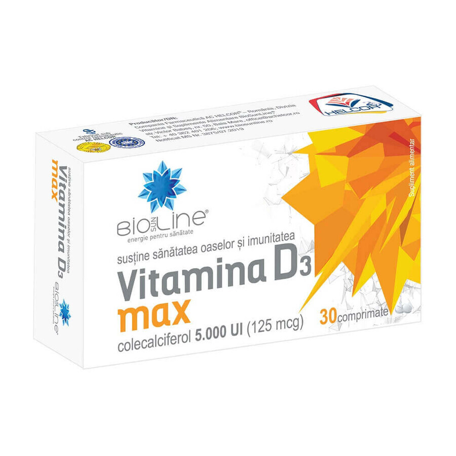 Vitamin D3 Max, 30 tablets, Helcor