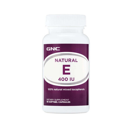 Vitamina E naturale 400 UI (573366), 90 capsule molli, GNC