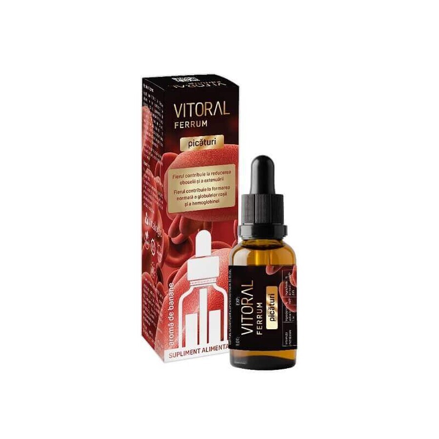 Vitoral Ferrum gocce, 30ml, Vitalogic