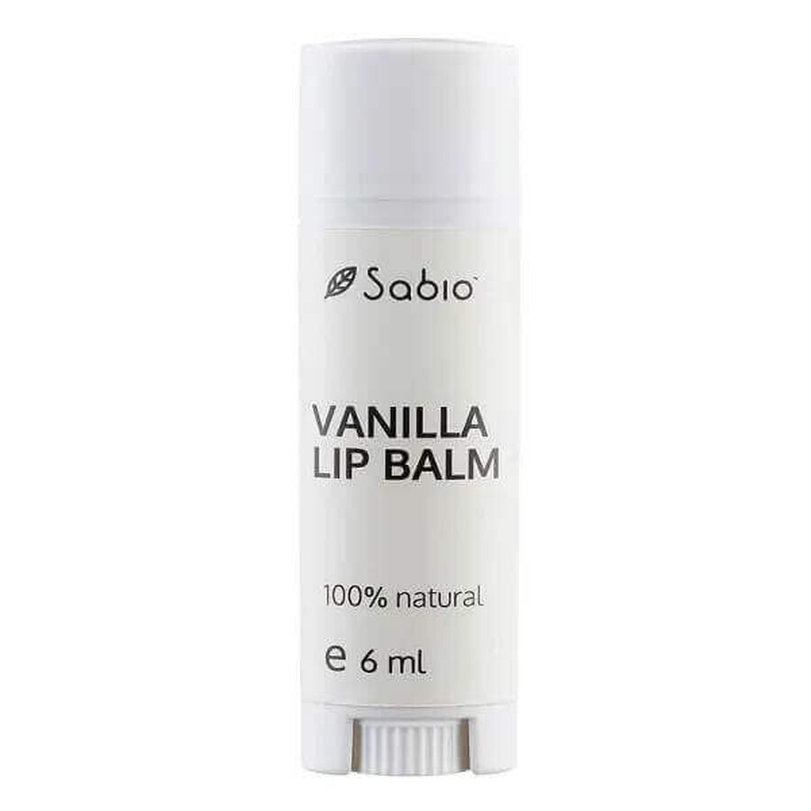 Lip balm with vanilla, 6 ml, Sabio