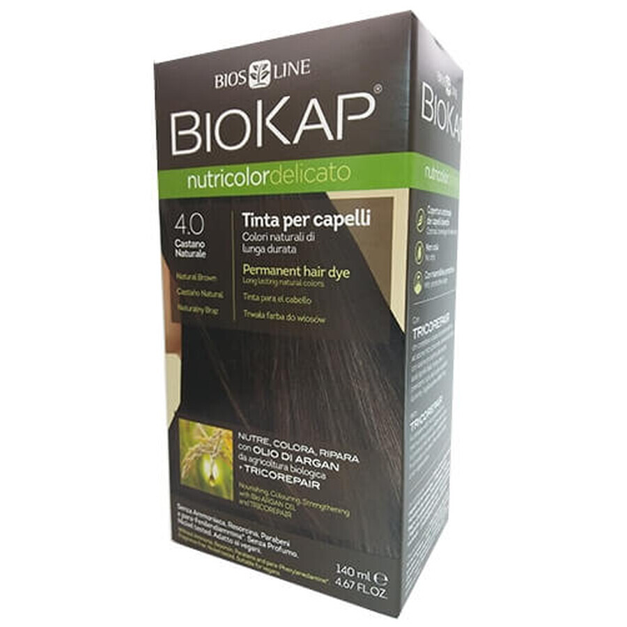 Bios Line Biokap Nutricolor Delicato 4,00 Castano Naturale 140ml