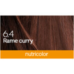 Nutricolor permanentes Haarfärbemittel, Farbton Curry Auburn 6.4, 140 ml, Biokap