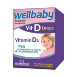 Wellbaby Vitamin D drops, 30 ml, Vitabiotics