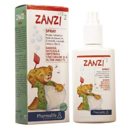 Zanzi anti-mosquito and insect spray, 100 ml, Pharmalife