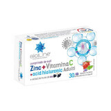 Zinco con Vitamina C e Acido Ialuronico, 30 pastiglie, Helcor