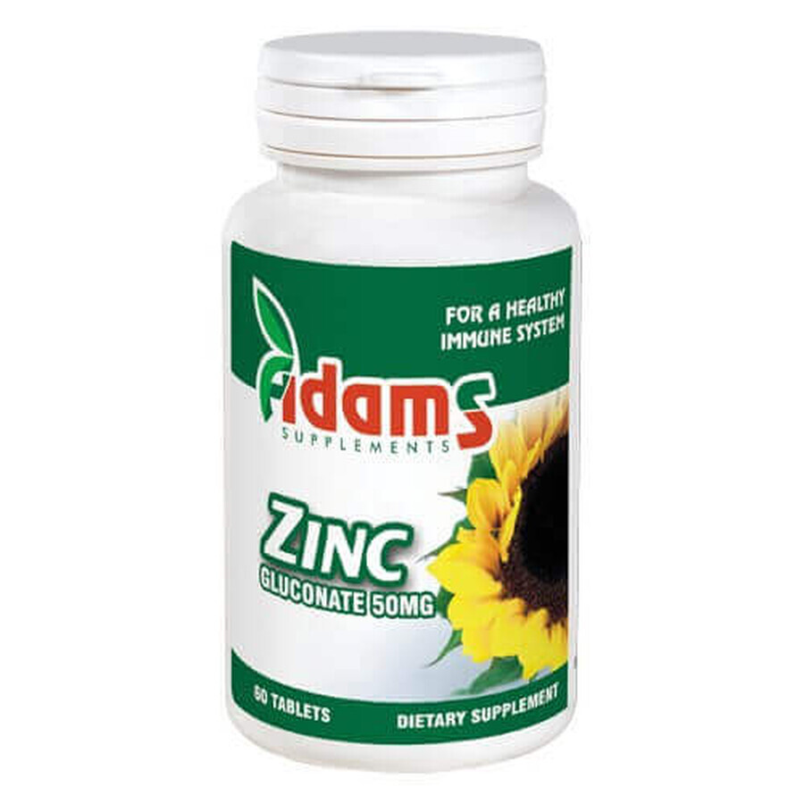 Zinco, 60 compresse, Adams Vision