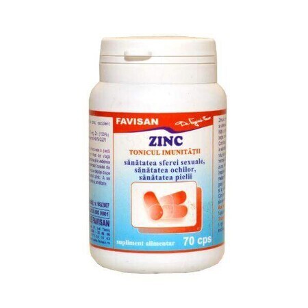 Zinc, 70 capsules, Favisan