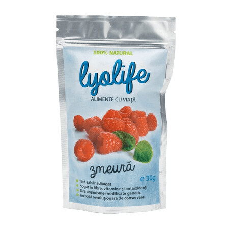 Lyolife freeze-dried raspberry, 30 g, Lifesense