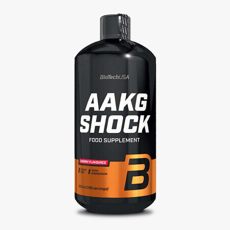 AAKG Shock Kirschgeschmack, 1000 ml, BioTech USA