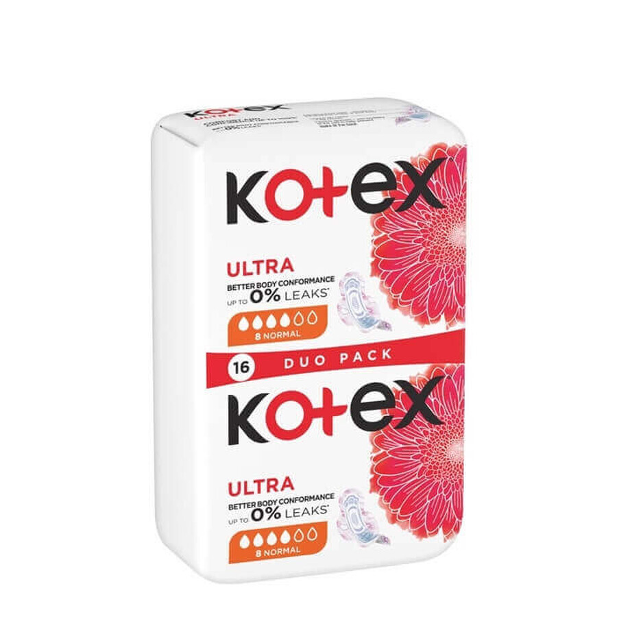 Assorbenti Ultra Normali, 16 pezzi, Kotex