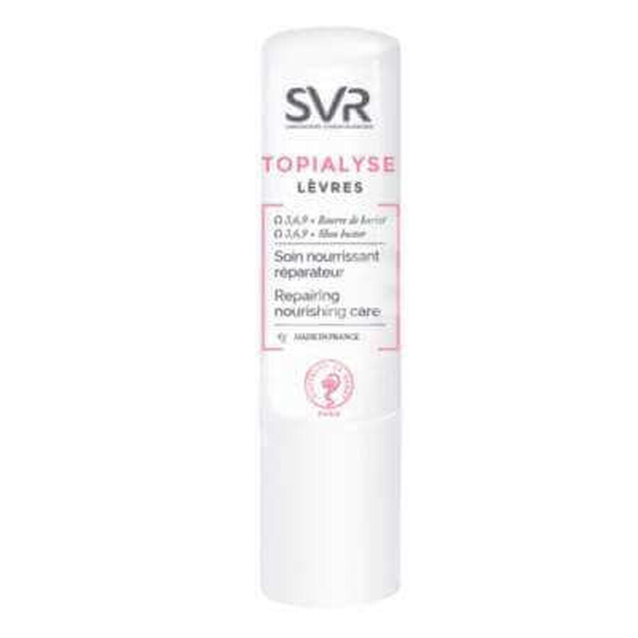 SVR Topialyse - Stick Levres Vegetal Balsamo Labbra Nutriente Lenitivo, 4g