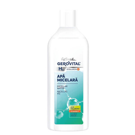 Acqua Micellare, Gerovital H3 Hyaluron C, 400 ml, Farmec