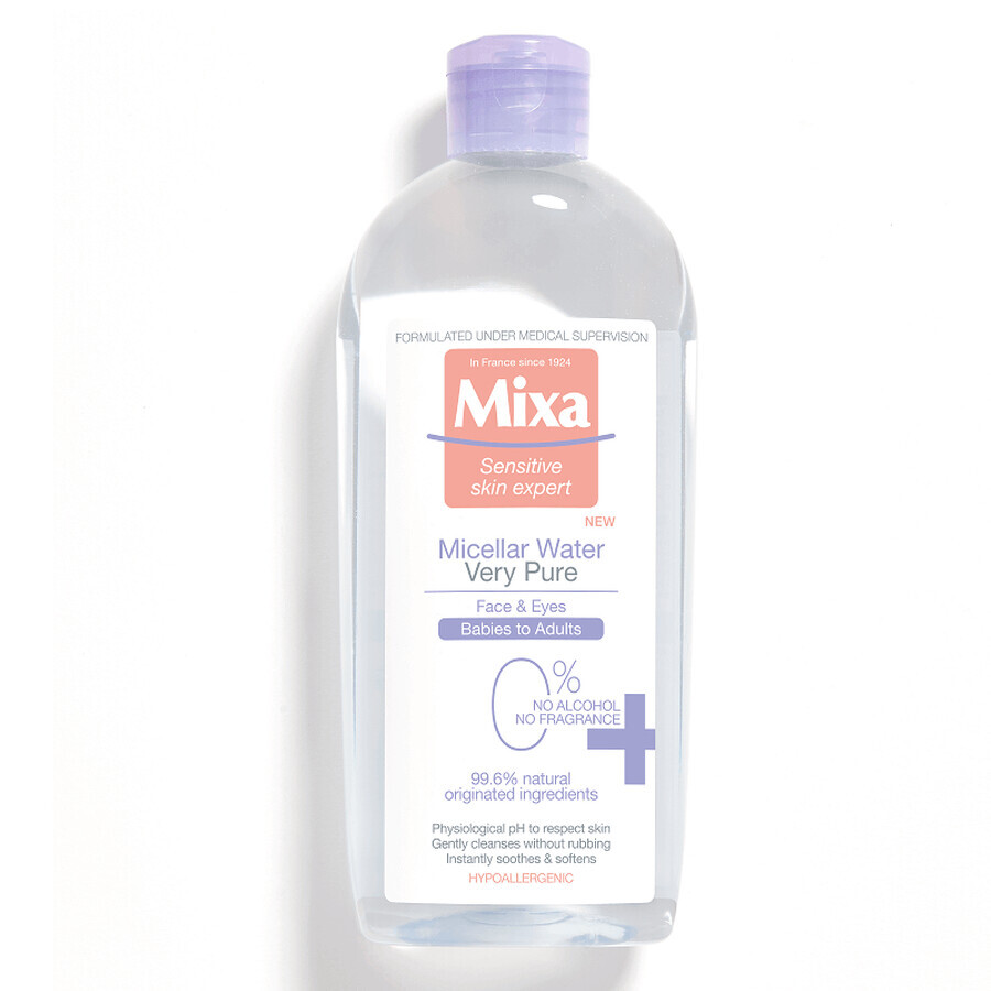 Micellair water voor het hele gezin Zeer zuiver, 400 ml, Mixa