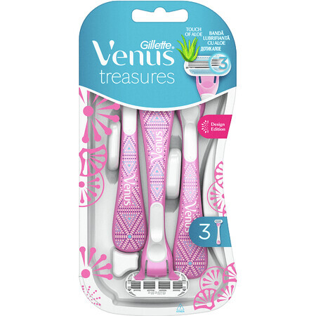 Venis Treasure disposable razor, 3 pieces, Gillette