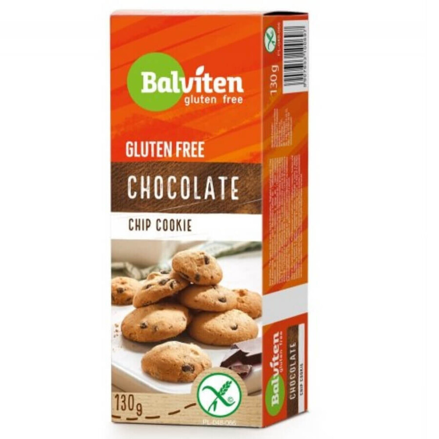 Biscotti al cioccolato senza glutine, 130 g, Balviten