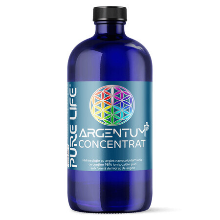 Argento colloidale ionico ARGENTUM+ 30ppm, 480ml, Pure Life