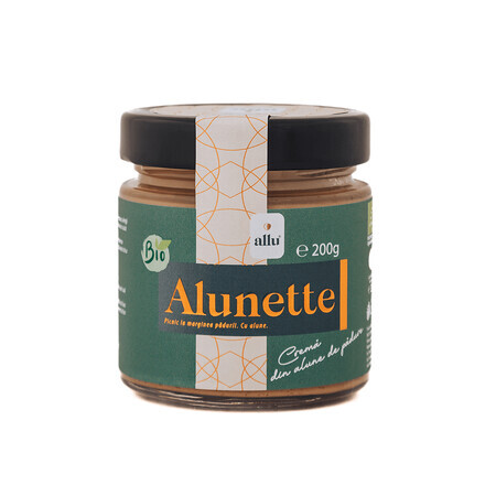 Crema di nocciole biologica Alunette, 200 g, Allu