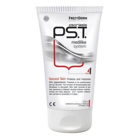 Crema lenitiva per la psoriasi Second Skin PS.T.4, 50 ml, Frezyderm