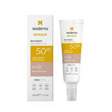 Colored face cream with sun protection SPF50 Silk Touch Color Repaskin, 50 ml, Sesderma