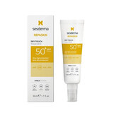 Face cream with sun protection SPF 50 Dry Touch Repaskin, 50 ml, Sesderma