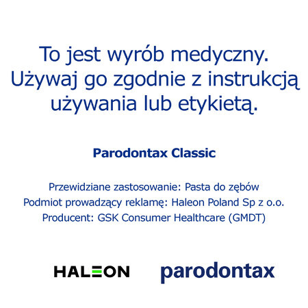 Parodontax, Classico, Dentifricio, 75 ml